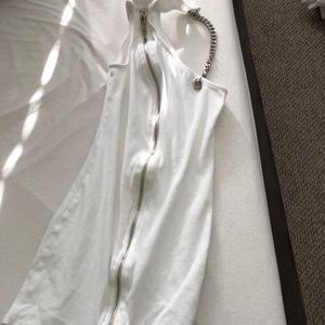 Femme zip mini dress